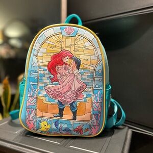Loungefly Ariel Stained Glass Exclusive Mini Backpack